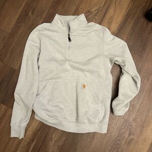Carhartt Light Gray Relaxed Fit Sweatshirt